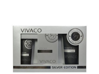 GENTLEMAN SILVER darčekové balenie kozmetiky pre mužov