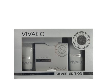 GENTLEMAN SILVER darčekové balenie kozmetiky pre mužov