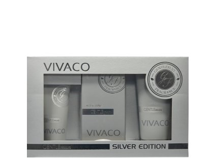 GENTLEMAN SILVER darčekové balenie kozmetiky pre mužov