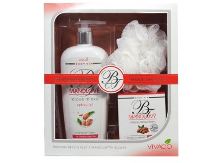 BODY TIP MANDĽA darčekové balenie s mandľovým olejom