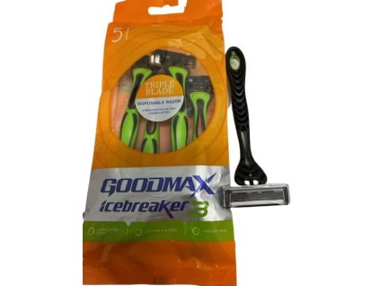 GOODMAX pánske 3-britvové žiletky 5ks