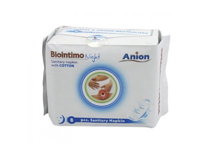 BIOINTIMO aniónové vložky nočné 8ks