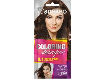 CAMELEO Coloring shampoo coffe brown sachet 40ml
