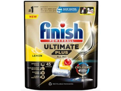 Finish Ultimate Plus Lemon tablety do umývačky 45ks