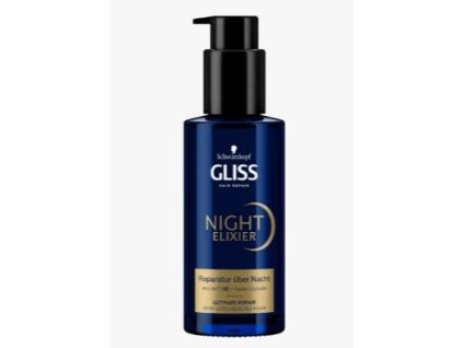 Gliss Kur (Glisskur) Ultimate Repair Night Elixier s pumpou 100ml