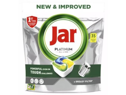 Jar Platinum All in One Lemon kapsule do umývačky riadu 35ks