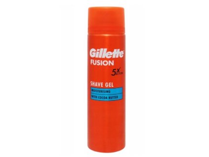 Gillette Fusion5 Moisturizing Cocoa Butter pánsky gél na holenie 200ml