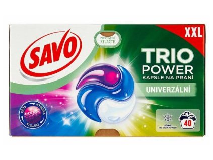 Savo Trio Power XXL Univerzal gélové tablety na pranie 40ks