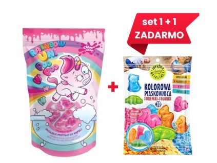 Set 1+1 ZDARMA,Chlapu Chlap bomby do kúpeľa 10x10g+formičky na kyn.piesok