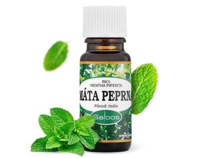 Éterický olej 100% MÄTA PIEPORNÁ India 10 ml