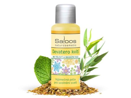 Telový masážny olej Deväť kvetov 50 ml