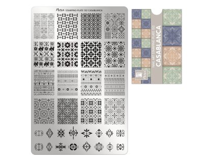 Moyra Stamping Platňa na pečiatkovanie č. 152 Casablanca