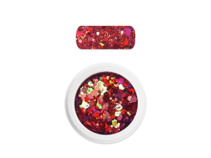 Moyra Holo Glitter Mix - 27 Chameleon red