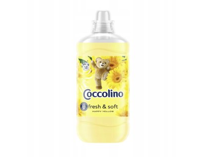 Coccolino Fresh Soft Happy Yellow Plyn do plukania tkanin 58 pran 1450 ml