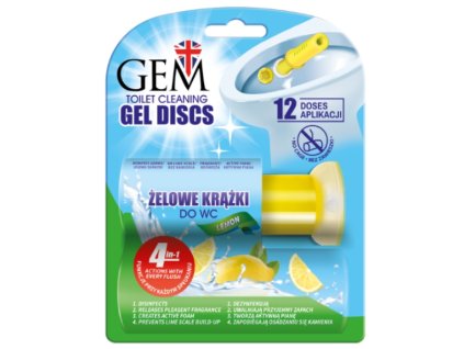 846 gelove wc disky gem s vonou citronu 12 diskov 75ml