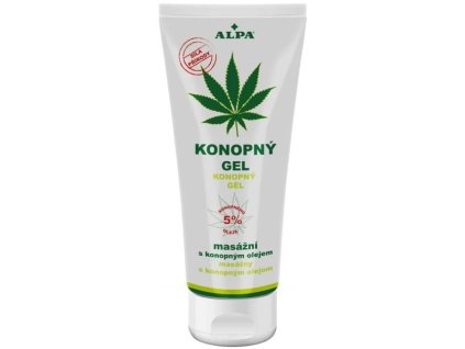 Alpa konopný masážny gél 100ml