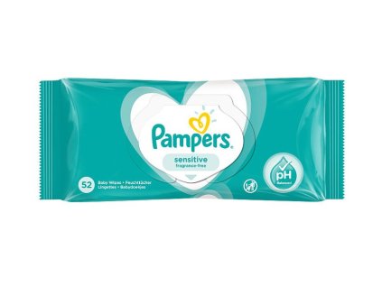 Pampers Sensitive detské vlhčené utierky 52ks