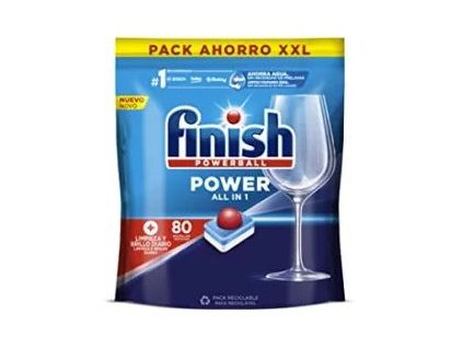 Finish Powerball Power All in 1 Regular tablety do umývačky riadu 80ks