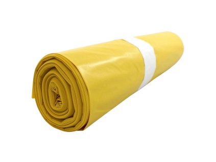 LDPE vrecia žlté 700x1100mm/60mic 120L 25 ks
