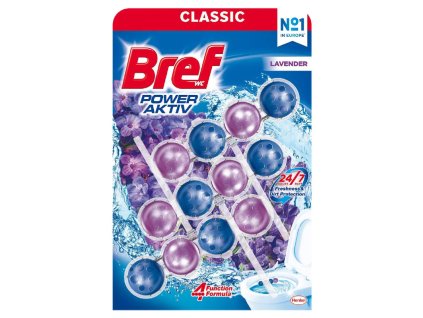 BREF wc blok  Power Aktiv Lavender 3 × 50 g