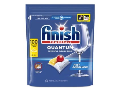 Finish Quantum Powerful Lemon tablety do umývačky 100ks