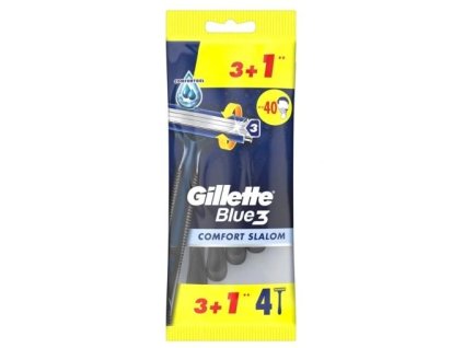 Gillette Blue 3 (Blue3) Comfort Slalom strojček na holenie 3+1ks