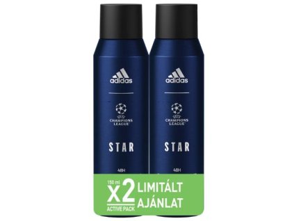 Adidas DUOPACK UEFA Champion League Star Edition pánsky deospray 2x150ml