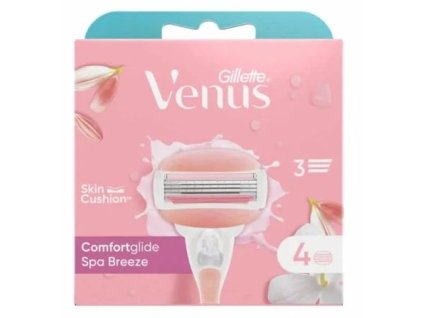 Gillette Venus Comfort Glide Spa náhradné hlavice – 4 ks