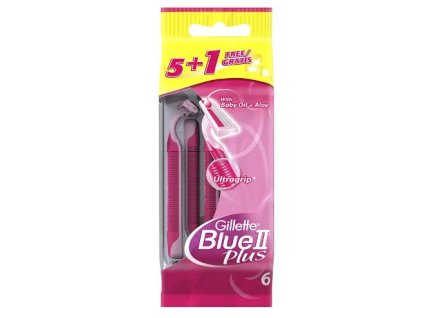 Gillette Blue 2 (Blue2) Plus dámsky strojček na holenie 6ks