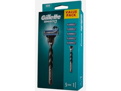 Gillette Mach3 pánsky holiaci strojček + 5 ks náhradná hlavica