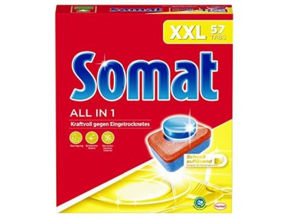 Somat tablety do umývačky 57ks All in 1 Lemon