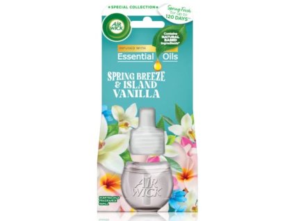Air Wick Spring Breeze&Island Vanilla náplň do elektrického prístroja 19ml