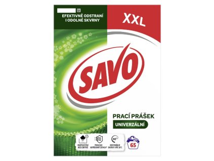 SAVO Prací prášok Univerzálny Box 4,55 kg/65 pd