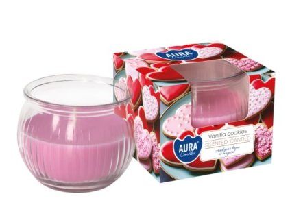 Aura Bispol Vanilla Cookies vonná sviečka - 80g