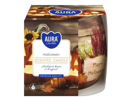 Aura Bispol Halloween vonná sviečka 100g