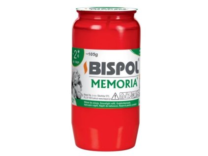 Bispol Memoria kahanec červený olejový 105g
