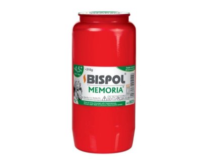 Bispol Memoria kahanec červený olejový 310g