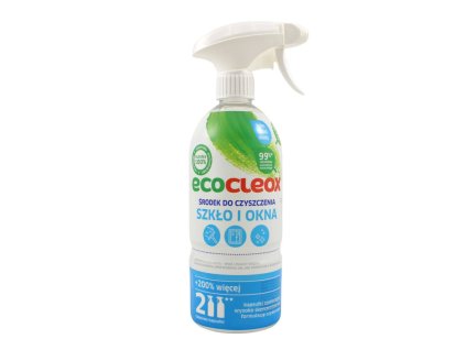 ECOCLEOX čistiaci prostriedok na okná 500ml + 2 kapsule - výpredaj POSLEDNÝ 1KS