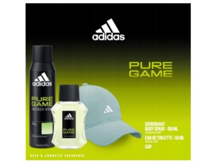 Adidas Pure Game pánsky darčekový set 3ks