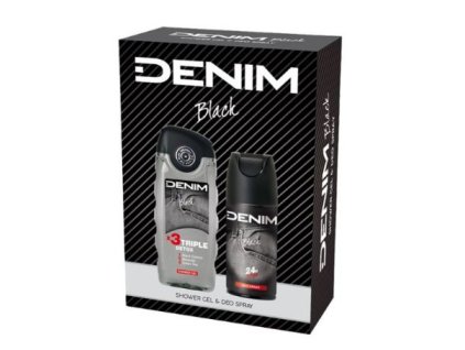 Denim Black pánsky darčekový set 2ks