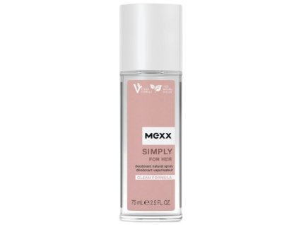 Mexx Simply dámsky dezodorant v skle 75ml