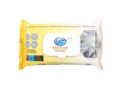 Lara Hygiene vlhčené utierky na kúpeľne - 50ks