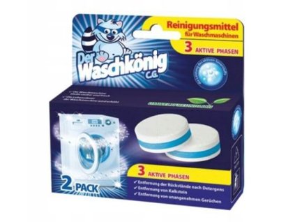 Der Waschkönig čistič práčky v tabletách 2x40g - VÝPREDAJ  POSLEDNÝCH 9KS
