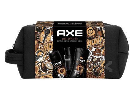 Axe Dark Temptation pánsky darčekový set 4ks - kompletná starostlivosť a svieža mužná vôňa