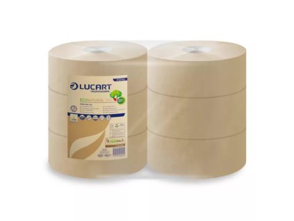 Toaletný papier Jumbo LUCART ECO NATURAL 300m – 6ks