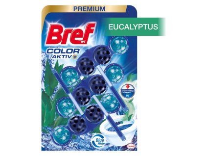 BREF WC blok  Blue Aktiv Eucalyptus 3 x 50 g
