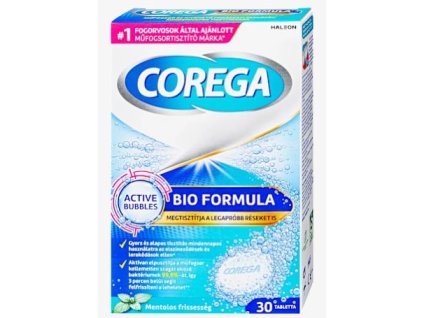 Corega antibakteriálne tablety 30ks BIO Tabs
