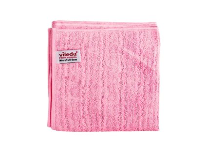 Vileda MicroTuff Base tkaná utierka z mikrovláknová ružová 36 x 36 cm – 5ks