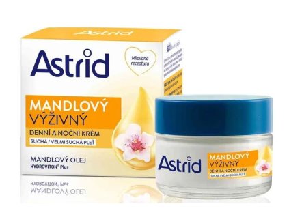 Astrid Mandľový olej denný,nočný krém 50ml