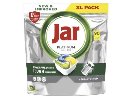 Jar Platinum All in One Lemon kapsule do umývačky riadu 90ks